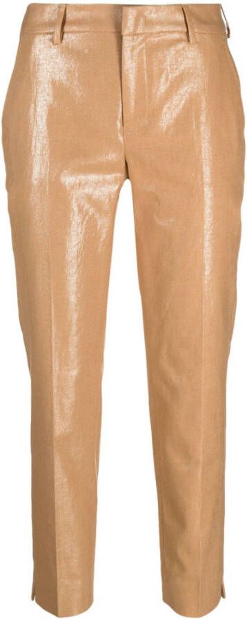 PT Torino Broek met afwerking Beige