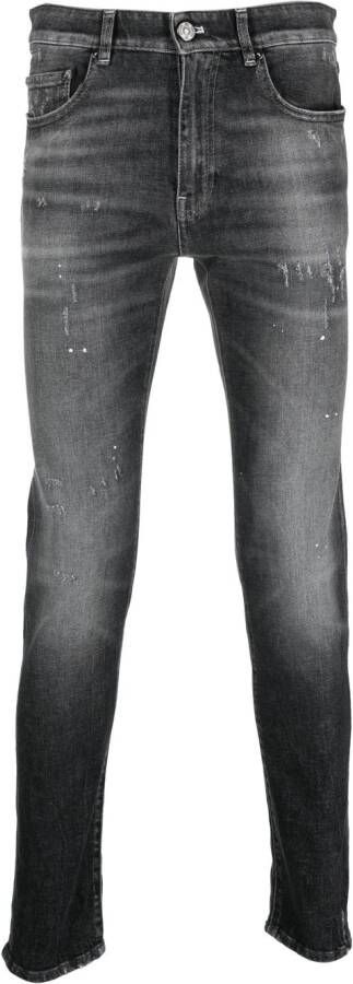 PT Torino Gerafelde jeans Grijs