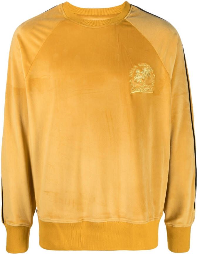 PT Torino Sweater met geborduurd effect Geel