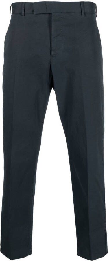 PT Torino Chino met verendetail Blauw