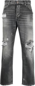 PT Torino Jeans met gerafeld-effect Grijs