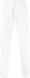 PT Torino Jeans met toelopende pijpen Wit