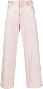 PT Torino Jeans met wijde pijpen Roze