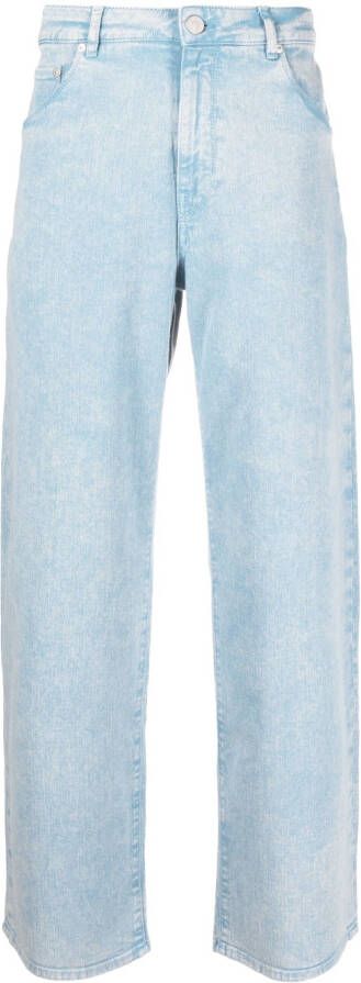 PT Torino Jeans met logopatch Blauw