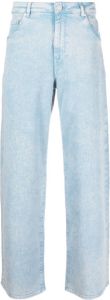 PT Torino Jeans met logopatch Blauw