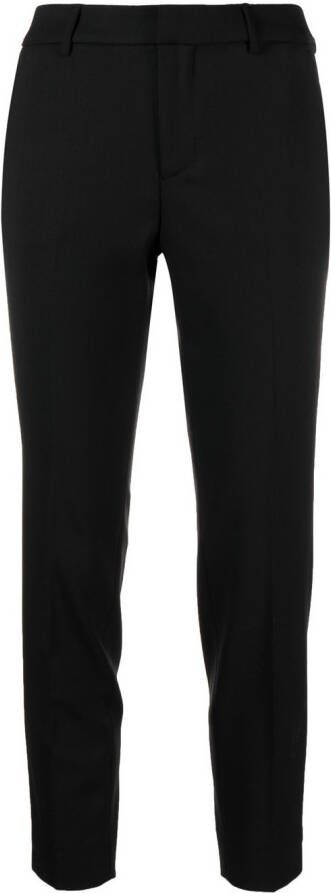 PT Torino Broek met toelopende pijpen Zwart