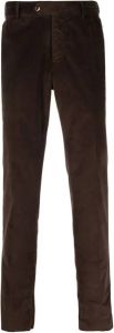 PT Torino mid-rise cotton straight-leg trousers Bruin