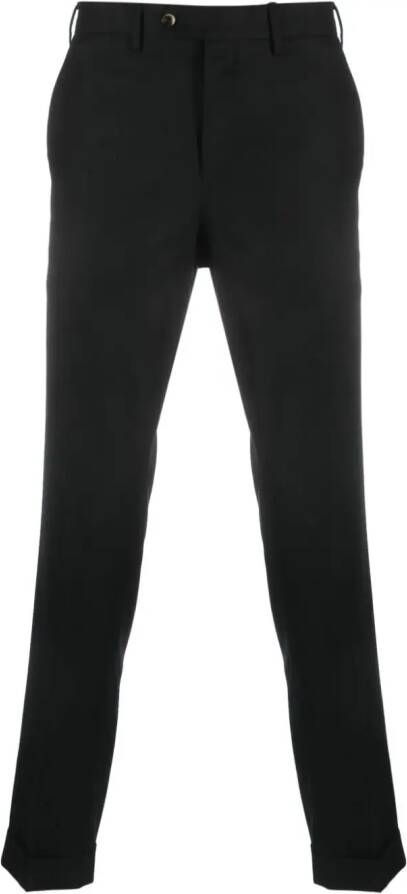 PT Torino Mid waist pantalon Zwart