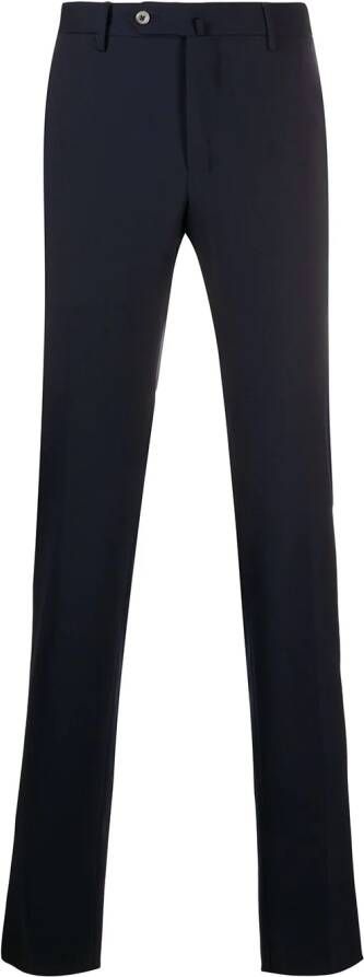 PT Torino Pantalon met toelopende pijpen Blauw