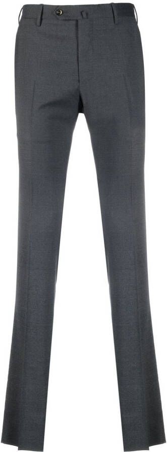 PT Torino Pantalon met toelopende pijpen Grijs