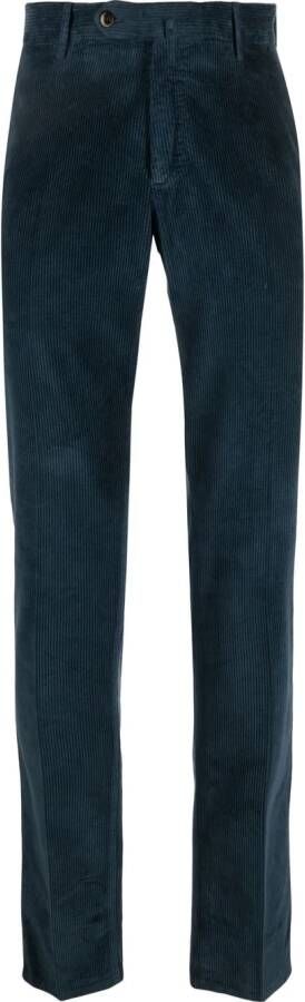 PT Torino Ribfluwelen broek Blauw