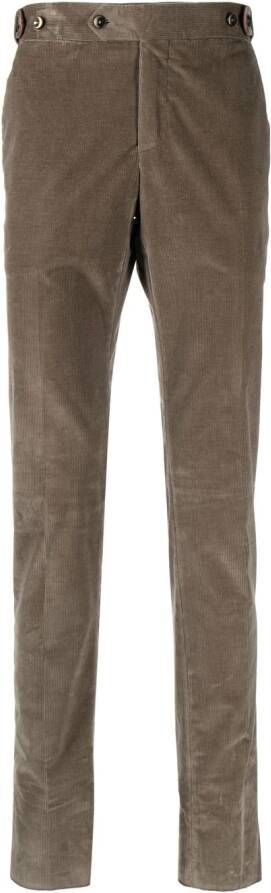 PT Torino Ribfluwelen broek Groen