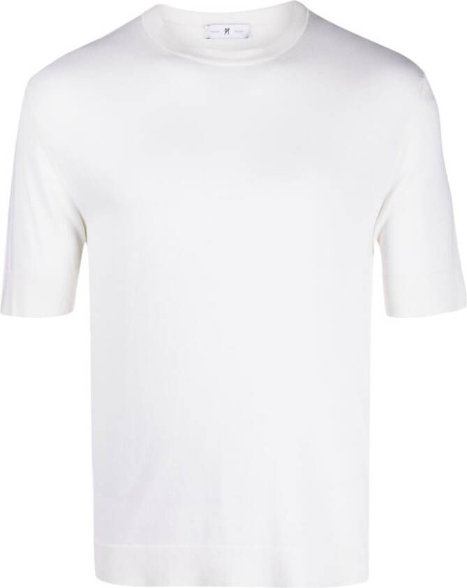 PT Torino T-shirt met ronde hals Wit
