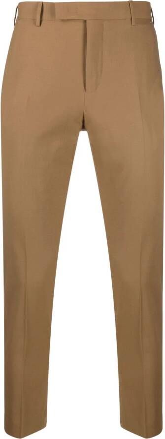 PT Torino Slim-fit chino Bruin