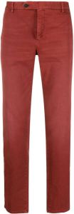 PT Torino Spark stone washed straight-leg jeans Rood