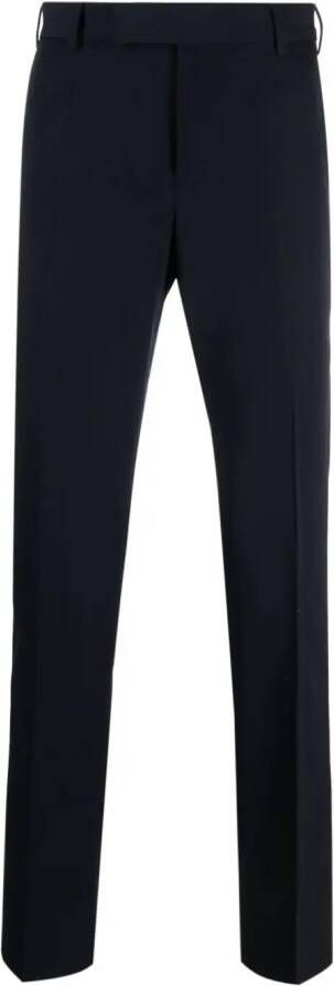 PT Torino Broek van scheerwol Zwart