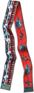 PUCCI Sjaal met abstract patroon Rood