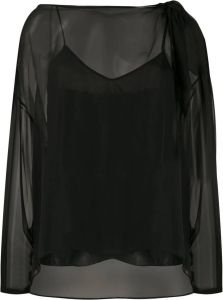 PUCCI Gelaagde blouse Zwart