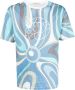 PUCCI T-shirt met print Blauw - Thumbnail 1