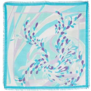 PUCCI Junior Sjaal met abstracte print Blauw