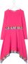 PUCCI Junior Asymmetrische jurk Roze - Thumbnail 1