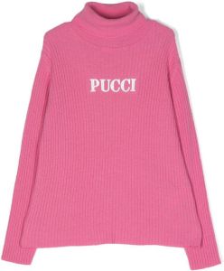 PUCCI Junior Coltrui met geborduurd logo Roze