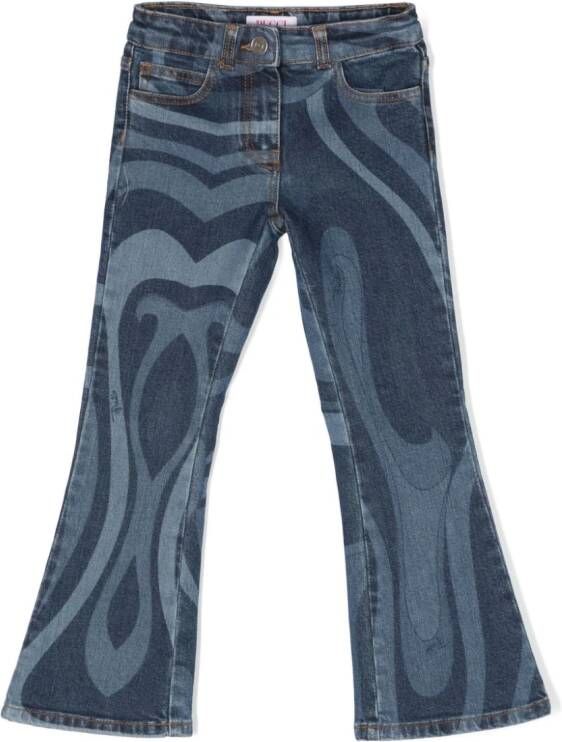 PUCCI Junior Flared jeans Blauw