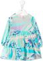 PUCCI Junior Jurk met abstracte print Blauw - Thumbnail 1