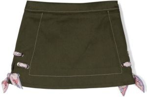 PUCCI Junior Mini-rok met kanten detail Groen