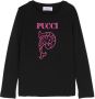 PUCCI Junior Sweater met logoprint Zwart - Thumbnail 1