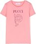 PUCCI Junior T-shirt met logoprint Roze - Thumbnail 1