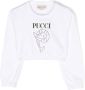 PUCCI Junior Sweater met logoprint Wit - Thumbnail 1