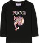 PUCCI Junior T-shirt met logoprint Zwart - Thumbnail 1