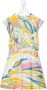 PUCCI Junior Midi-jurk met abstracte print Blauw - Thumbnail 1