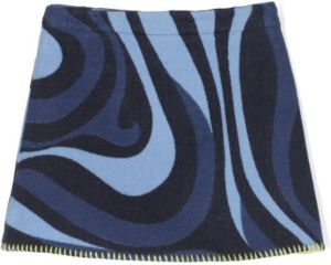 PUCCI Junior Mini-rok met patroon Blauw