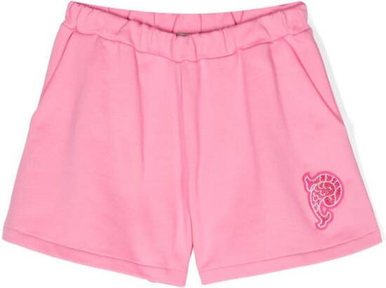 PUCCI Junior Shorts verfraaid met logo Roze