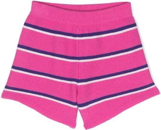 PUCCI Junior Gestreepte shorts Roze