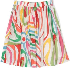 PUCCI Junior Flared rok Wit