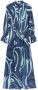 PUCCI Maxi-jurk met palmprint Blauw - Thumbnail 1