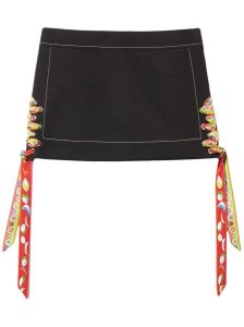 PUCCI Mini-rok met lint Zwart