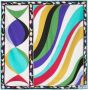 PUCCI Sjaal met abstracte print Wit - Thumbnail 1