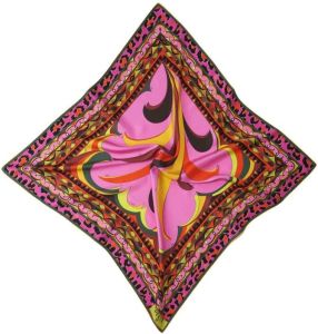 PUCCI Sjaal met patchwork Roze