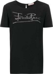 PUCCI T-shirt met logo Zwart