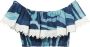 PUCCI Top met ruches Blauw - Thumbnail 1