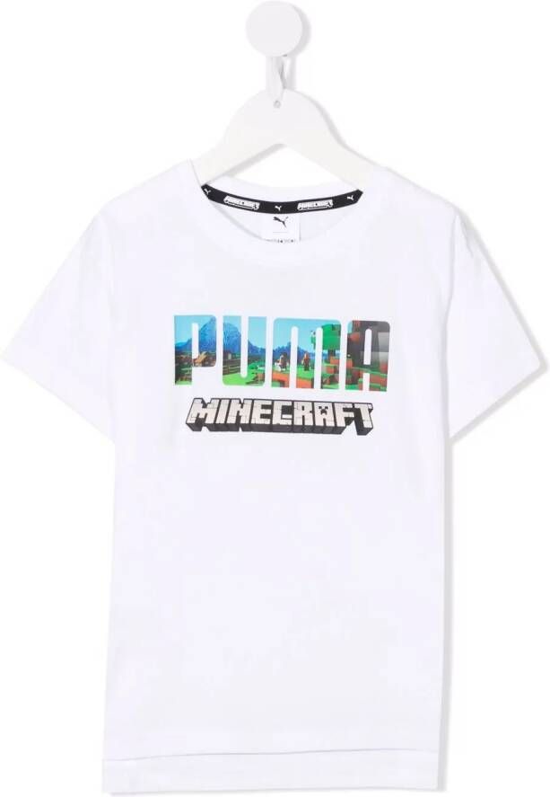 Puma Kids T-shirt met logo Wit