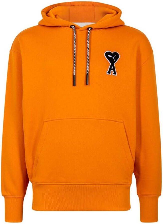 PUMA x AMI hoodie met trekkoord Oranje