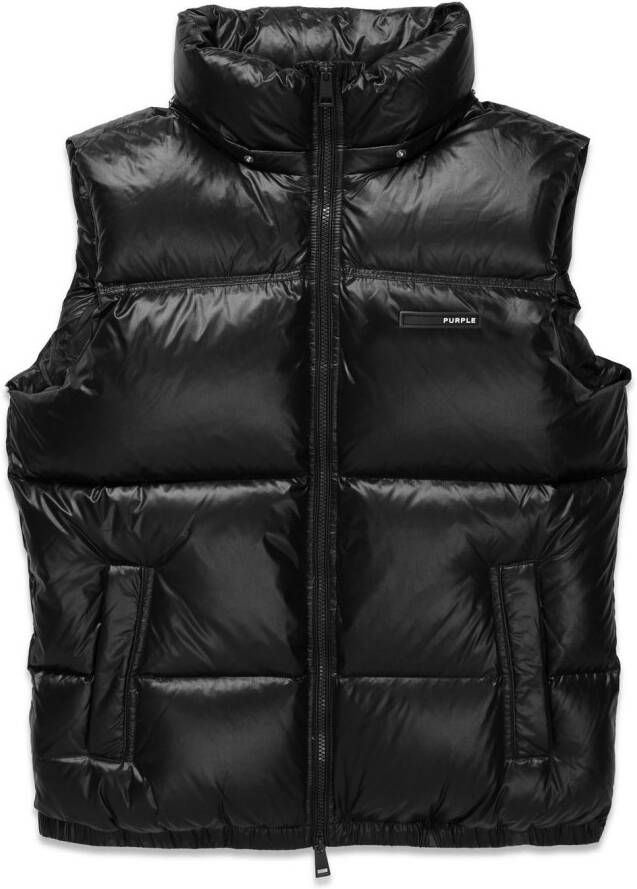 Purple Brand Bodywarmer met rits Zwart