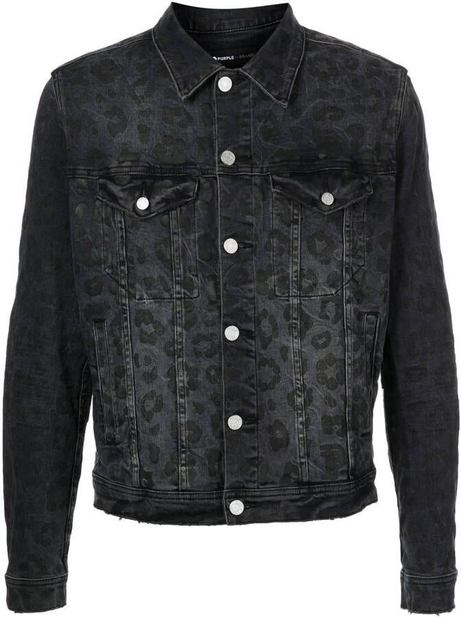 Purple Brand Denim jack Zwart