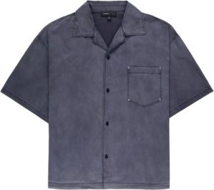 Purple Brand Overhemd met korte mouwen Zwart