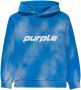 Purple Brand P410 Franse badstof hoodie Blauw - Thumbnail 1